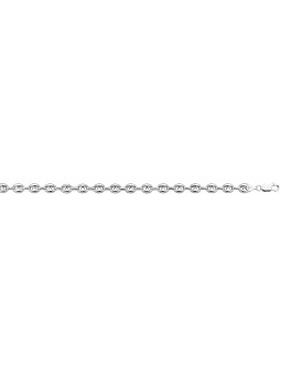 Bracelet Grain de café argent 925 rhodié