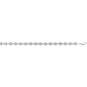 Bracelet Grain de café argent 925 rhodié