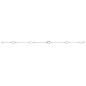 Bracelet motifs étoiles 19 cm