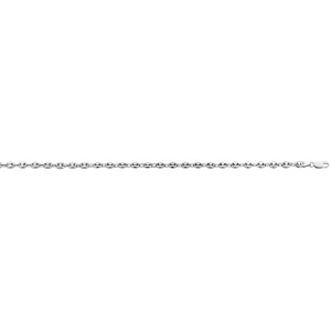 Bracelet Grain de café argent 925 rhodié