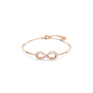Swarovski - Bracelet-jonc Hyperbola Infini, doré rose - Ref 5679443