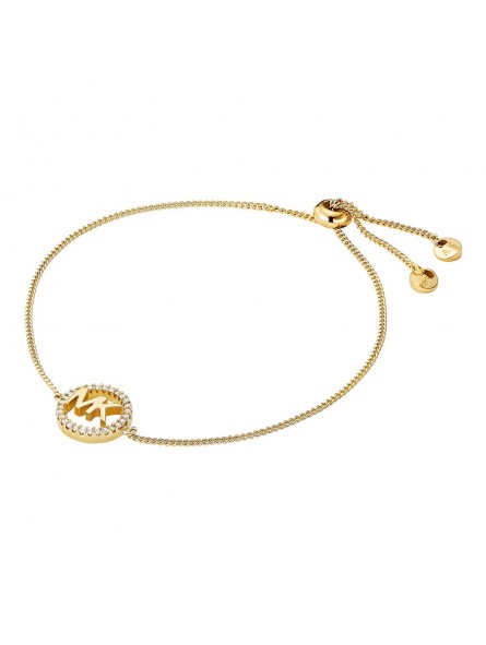 Michael Kors - Bracelet doré logo Love, argent 925 - Ref. MKC1246AN710