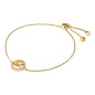 Michael Kors - Bracelet doré logo Love, argent 925 - Ref. MKC1246AN710