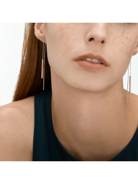 BOUCLES D'OREILLES ACIER ELIN