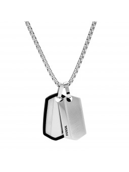 Collier Fossil Acier Argenté -  Collection Harlow Jf03996040