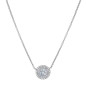 Collier Fossil Acier Argenté -  Collection Blue Mosaic Jf03224040
