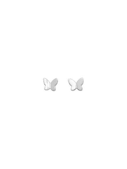 Boucles d'oreilles VIS or750 blanc