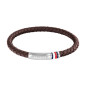 Bracelet Homme Tommy Hilfiger Cuir tressé marron