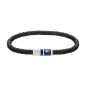 Bracelet Homme Tommy Hilfiger Casual cuir tressé noir