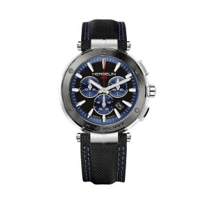Montre Homme HERBELIN Newport Chrono Noir Cuir - 37688AG65