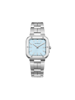Montre Femme HERBELIN Cap Camarat Square Bleu Ciel Acier - 17546B25