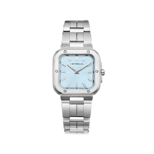 Montre Femme HERBELIN Cap Camarat Square Bleu Ciel Acier - 17546B25