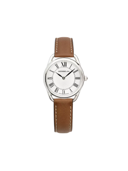 Montre Femme HERBELIN Equinoxe Argent Blanc Acier Cuir - 17497AP08GD