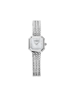 Montre Femme HERBELIN Octogone Nacre Blanc Acier - 17436B19