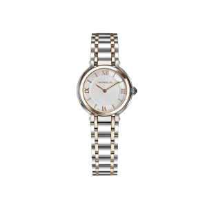 Montre Femme HERBELIN Galet Blanc Acier PVD Or Rose - 17430BTR28