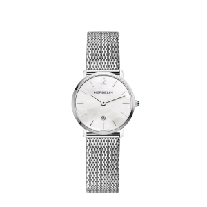 Montre Femme HERBELIN City Nacre Blanc Acier Milanais - 16915AP19B