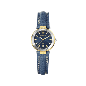 Montre Femme HERBELIN Newport Originals Bleu Cuir - 14255T35