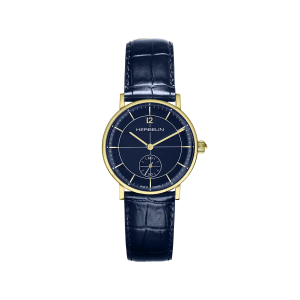 Montre Femme HERBELIN Inspiration Dame Bleu Or Cuir - 10647P15