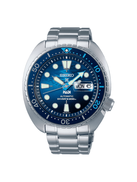 Montre Homme SEIKO Prospex Automatique PADI The Great Blue - SRPK01K1