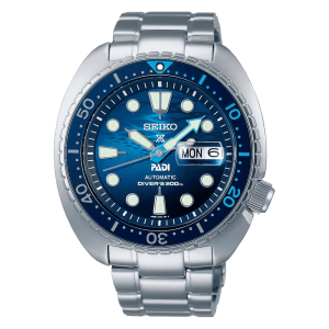 Montre Homme SEIKO Prospex Automatique PADI The Great Blue - SRPK01K1