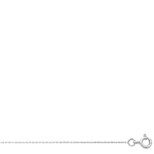 Collier Chaîne Maille Forçat, Or Blanc 750/000 1000346 - Marque Collection Elsass Bijouterie  Or 750/1000 - Couleur Blanc