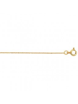 Collier Chaîne Maille Forçat, Or Jaune 750/000 1000369 - Marque Collection Elsass Bijouterie  Or 750/1000 - Couleur Jaune -