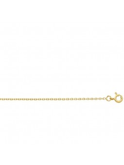 Collier Chaîne Maille Forçat, Or Jaune 750/000 1000373 - Marque Collection Elsass Bijouterie  Or 750/1000 - Couleur Jaune -