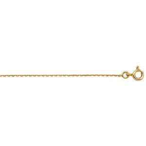 Collier Chaîne Maille Forçat, Or Jaune 750/000 1000402 - Marque Collection Elsass Bijouterie  Or 750/1000 - Couleur Jaune -