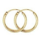 Boucles D'Oreilles Créoles Fil Rond 1,0 - 10 Mm 1000500 - Marque Collection Elsass Bijouterie  Or 750/1000 - Couleur Jaune -