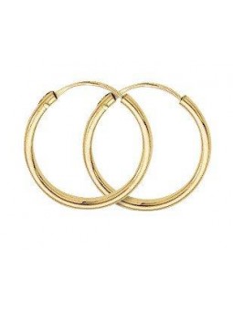 Boucles D'Oreilles Créoles - 1000503 1000503 - Marque Collection Elsass Bijouterie  Or 750/1000 - Couleur Jaune -