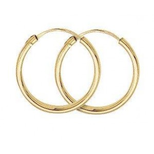 Boucles D'Oreilles Créoles - 1000503 1000503 - Marque Collection Elsass Bijouterie  Or 750/1000 - Couleur Jaune -