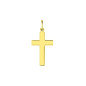 Boucles D'Oreilles Croix Fil Carre 1000819 - Marque Collection Elsass Bijouterie  Or 750/1000 - Couleur Jaune -