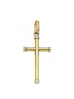 Pendentif Croix Bijou Collection 1000822 1000822 - Marque Collection Elsass Bijouterie  Or 750/1000 - Couleur Bicolore -