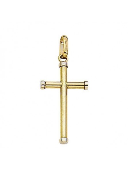 Pendentif Croix Bijou Collection 1000822 1000822 - Marque Collection Elsass Bijouterie  Or 750/1000 - Couleur Bicolore -