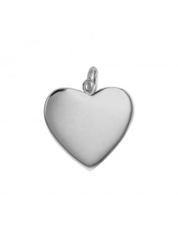 Pendentif Pendentif Plaque Coeur 1003310 - Marque Collection Elsass Bijouterie  Argent 925/1000 - Couleur Blanc