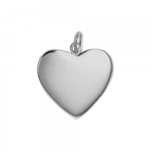 Pendentif Pendentif Plaque Coeur 1003310 - Marque Collection Elsass Bijouterie  Argent 925/1000 - Couleur Blanc