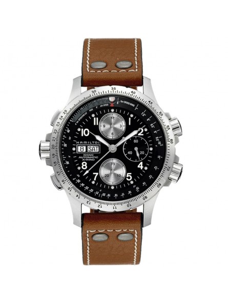  Hamilton Khaki Aviation X-Wind - Bracelet Cuir - H77616533