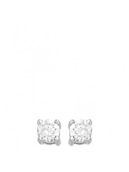 Puces D'Oreilles En Argent Et Oxyde