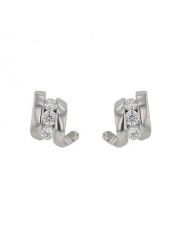 Boucles D'Oreilles Puces Ondulés