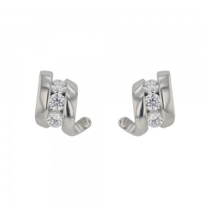 Boucles D'Oreilles Puces Ondulés