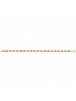 Bracelet Femme Grain De Café 5Mm En Or Jaune 9 Carats - Bijou Collection