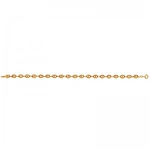 Bracelet Femme Grain De Café 5Mm En Or Jaune 9 Carats - Bijou Collection