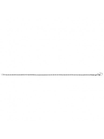 Bracelet Corde 2,00 Mm Or Bl 1004607 - Marque Collection Elsass Bijouterie  Or 375/1000 - Couleur Blanc