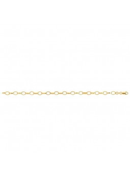 Bracelet Maille Fantaisie 18 Cm 1004641 - Marque Collection Elsass Bijouterie  Or 375/1000 - Couleur Jaune -