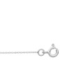 Collier Chaine Forcat 0,8 Mm Or Blanc Rhodie Blanc 1004790 - Marque Collection Elsass Bijouterie  Or 375/1000 - Couleur Blanc