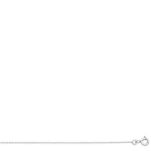 Collier Forcat 1,00 Mm Or Blanc Rhodie Blanc 1004792 - Marque Collection Elsass Bijouterie  Or 375/1000 - Couleur Blanc