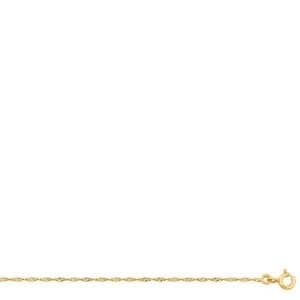 Collier Chaine Singapour 1,0 Mm 1004807 - Marque Collection Elsass Bijouterie  Or 375/1000 - Couleur Jaune -