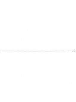 Collier Gourmette 1,20 Mm Or Blanc Rhodie Blanc 1004874 - Marque Collection Elsass Bijouterie  Or 375/1000 - Couleur Blanc