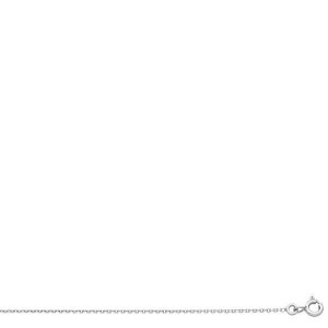 Collier Forcat 1,2 Mm Or Blanc Rhodie 1004915 - Marque Collection Elsass Bijouterie  Or 375/1000 - Couleur Blanc
