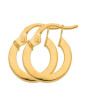 Boucles D'Oreilles Créoles Fil Carré 1,5 Ø8 Mm 1005153 - Marque Collection Elsass Bijouterie  Or 375/1000 - Couleur Jaune -
